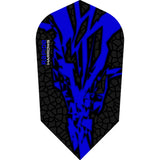 *Harrows Rapide X Dart Flights - Slim Shape - Rapide-X Dark Blue