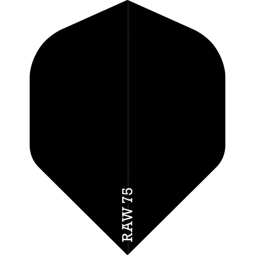 *Dart Flights - Raw 75 - 75 Micron - Std - Plain Black