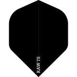 *Dart Flights - Raw 75 - 75 Micron - Std - Plain Black