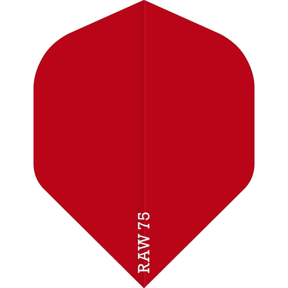 *Dart Flights - Raw 75 - 75 Micron - Std - Plain Red