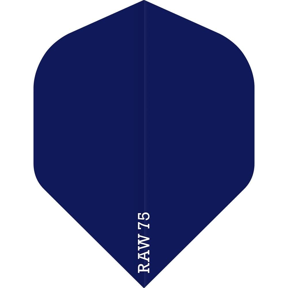 *Dart Flights - Raw 75 - 75 Micron - Std - Plain Dark Blue