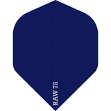 *Dart Flights - Raw 75 - 75 Micron - Std - Plain Dark Blue