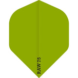 *Dart Flights - Raw 75 - 75 Micron - Std - Plain - Neon Neon Green