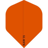 *Dart Flights - Raw 75 - 75 Micron - Std - Plain - Neon Neon Orange