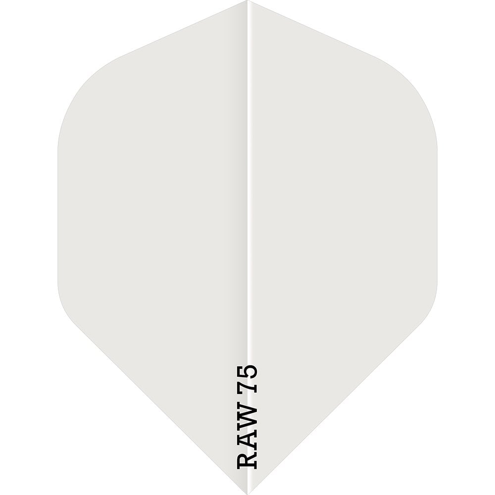 *Dart Flights - Raw 75 - 75 Micron - Std - Plain White