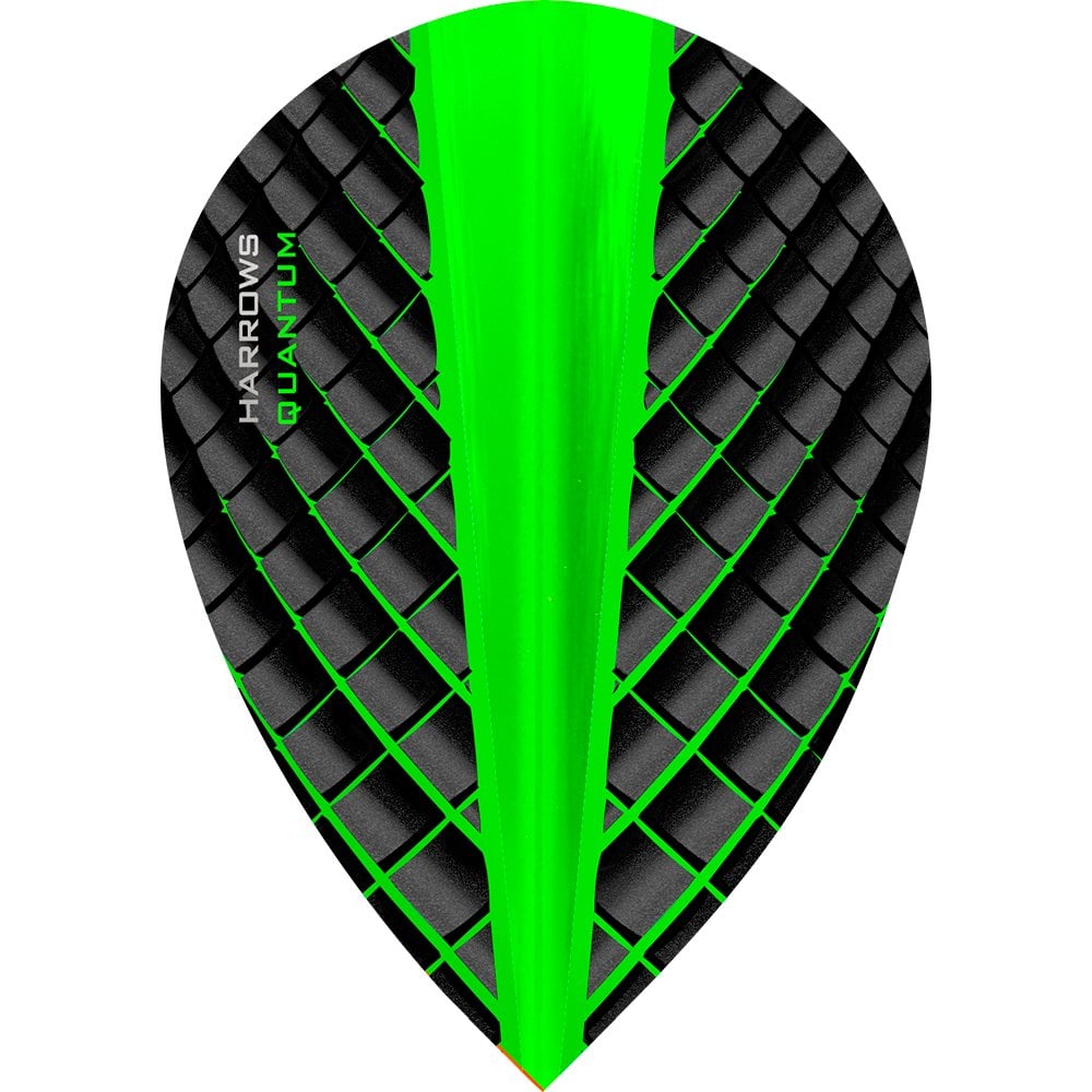 *Harrows Quantum Dart Flights – 3D-Effekt – 100 Mikron – Birne