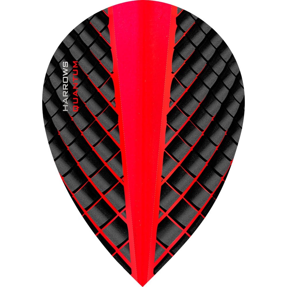 *Harrows Quantum Dart Flights – 3D-Effekt – 100 Mikron – Birne