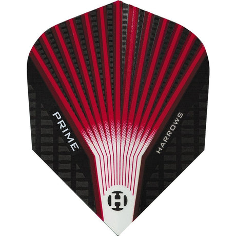 *Harrows Prime Dart Flights - No6 - Std - Fan - Red