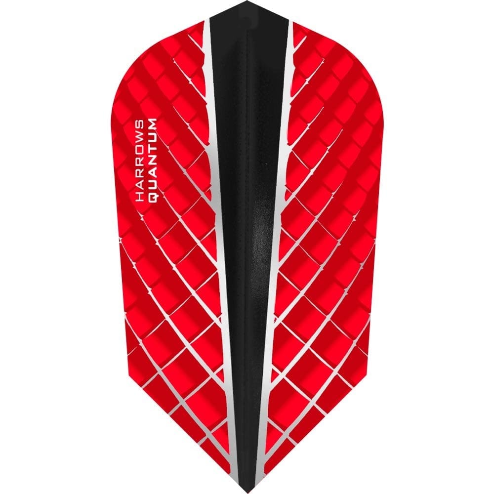 *Harrows Quantum X Dart Flights - 100 Micron - Slim Red