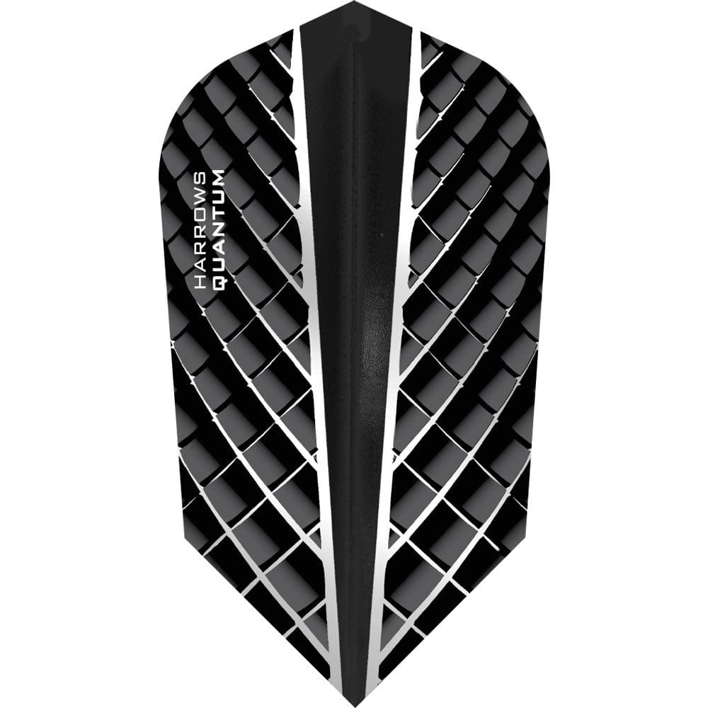 *Harrows Quantum X Dart Flights - 100 Micron - Slim Smokey