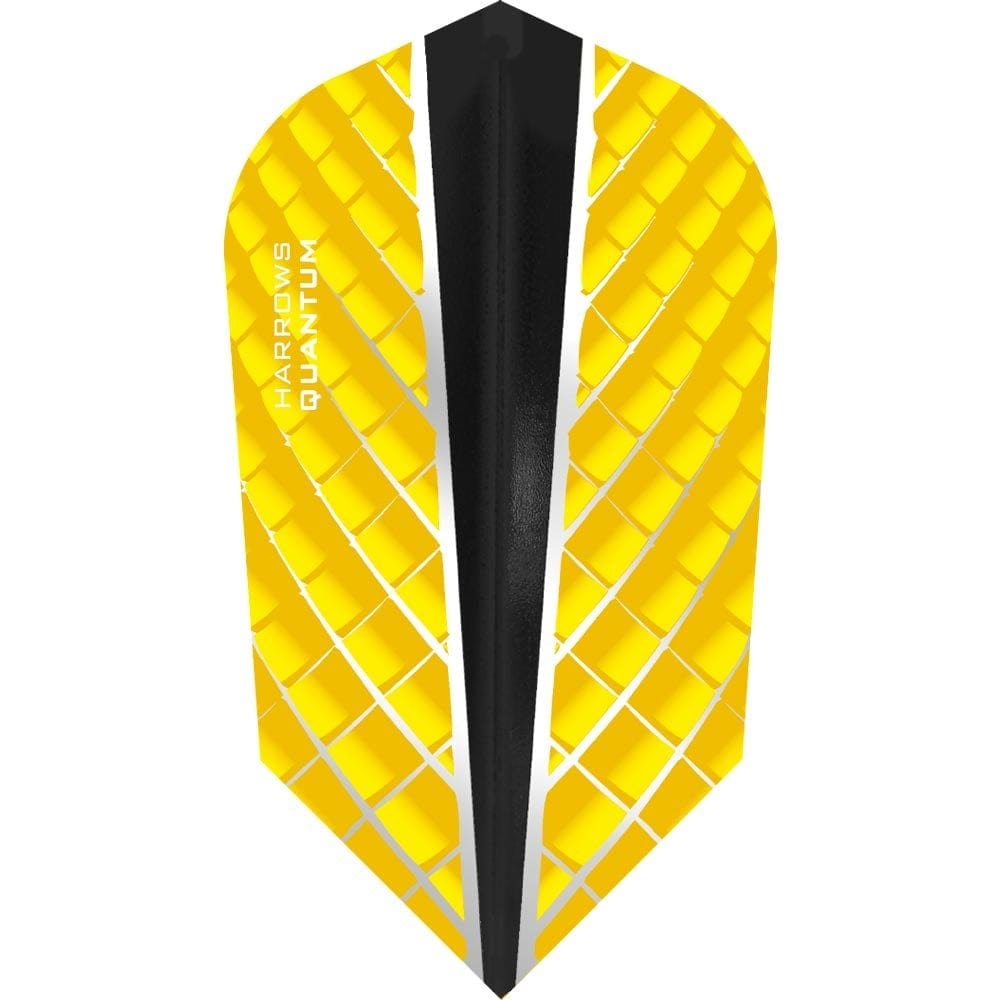 *Harrows Quantum X Dart Flights - 100 Micron - Slim Yellow