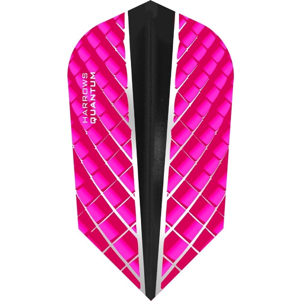 *Harrows Quantum X Dart Flights - 100 Micron - Slim Pink