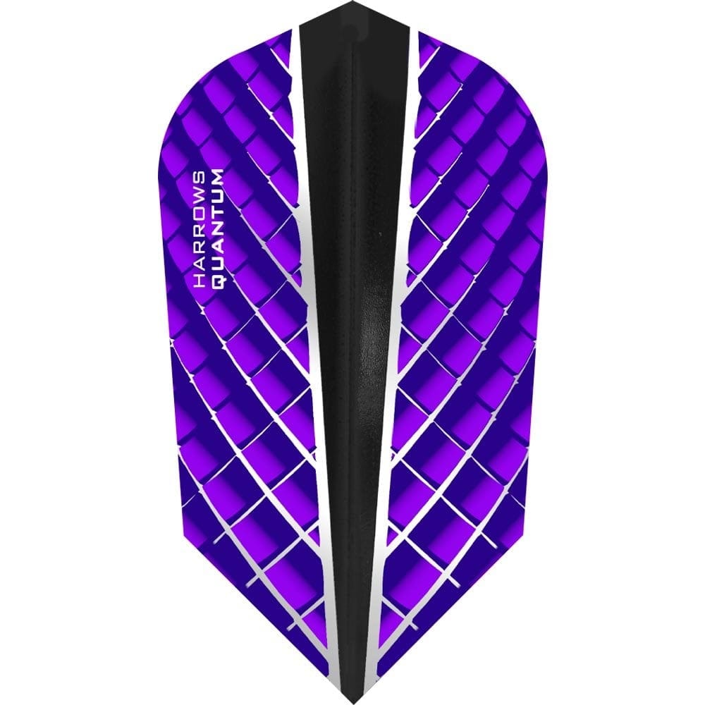 *Harrows Quantum X Dart Flights - 100 Micron - Slim Purple
