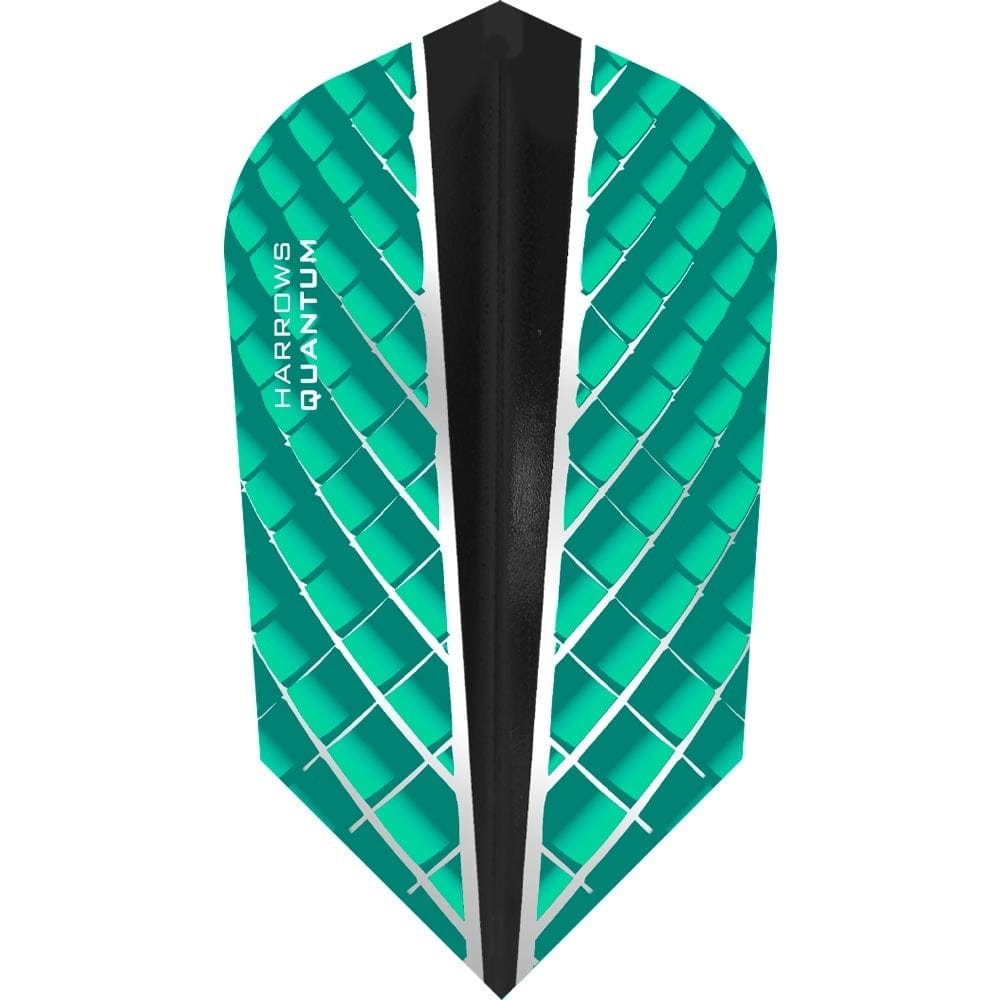 *Harrows Quantum X Dart Flights - 100 Micron - Slim Jade