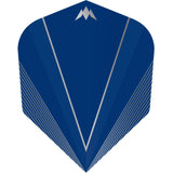 *Mission Shades Dart Flights - 100 Micron - No6 - Std Blue