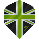 *Mission Alliance Union Jack Dart Flights - No2 - Std - Black Black Green