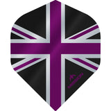*Mission Alliance Union Jack Dart Flights - No2 - Std - Black Black Purple