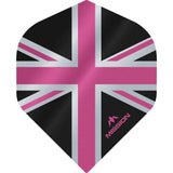 *Mission Alliance Union Jack Dart Flights - No2 - Std - Black Black Pink