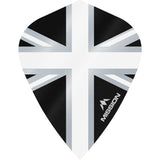 *Mission Alliance Union Jack Dart Flights - Kite - Black Black White