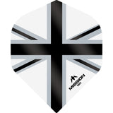 *Mission Alliance-X Union Jack Dart Flights - 150 - No2 White Black