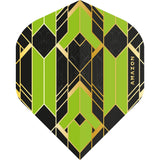 *Amazon Glaze Dart Flights - No2 - Std - Black Green