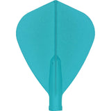 Cuesoul - Tero Flight System - Dart Flights - AK4 - Kite - Solid Blue