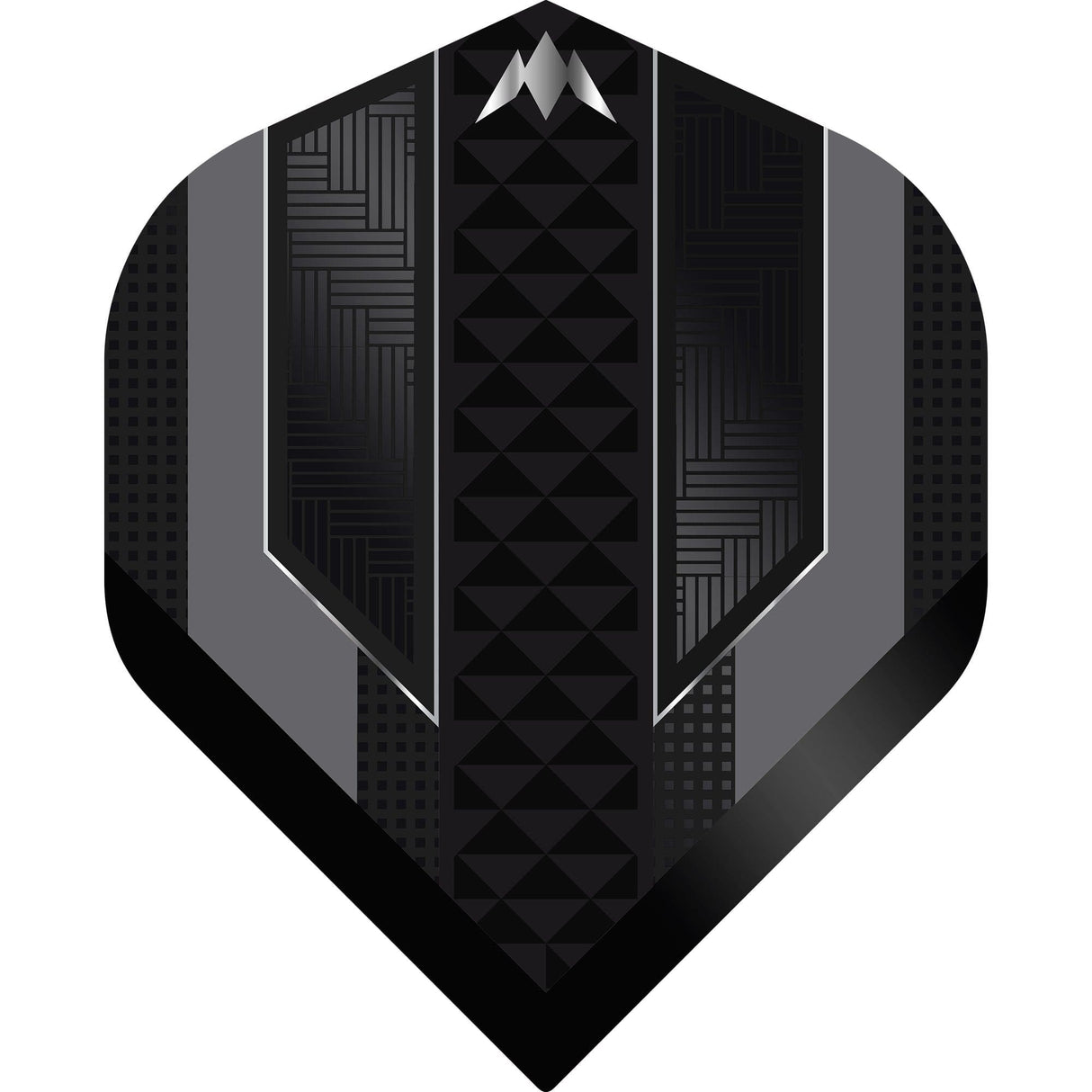 *Mission Temple Dart Flights - 100 Micron - No2 Black