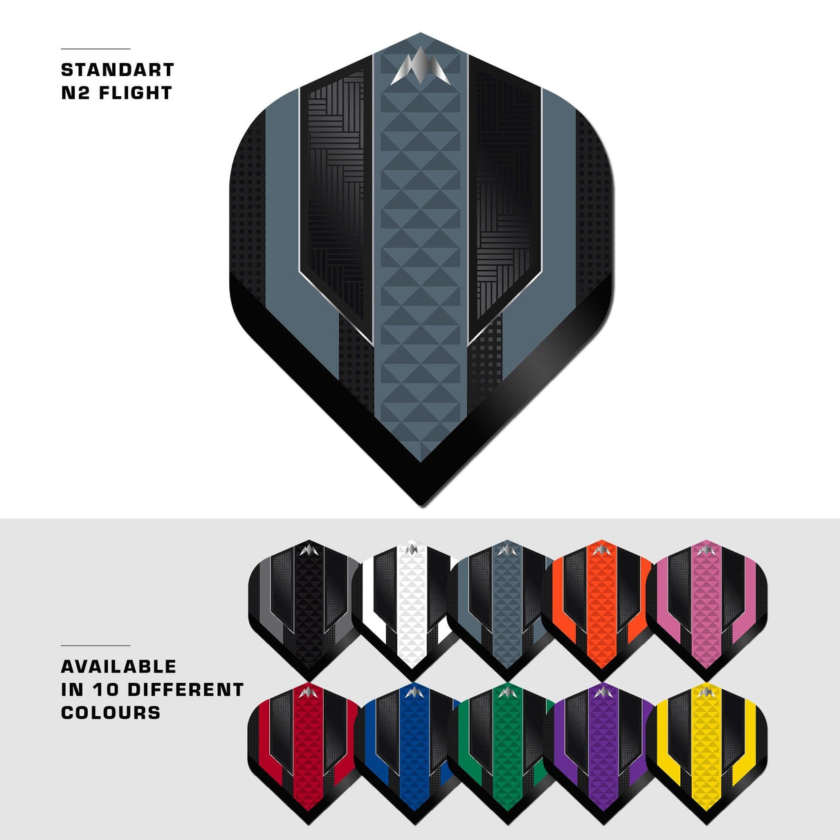 *Mission Temple Dart Flights - 100 Micron - No2