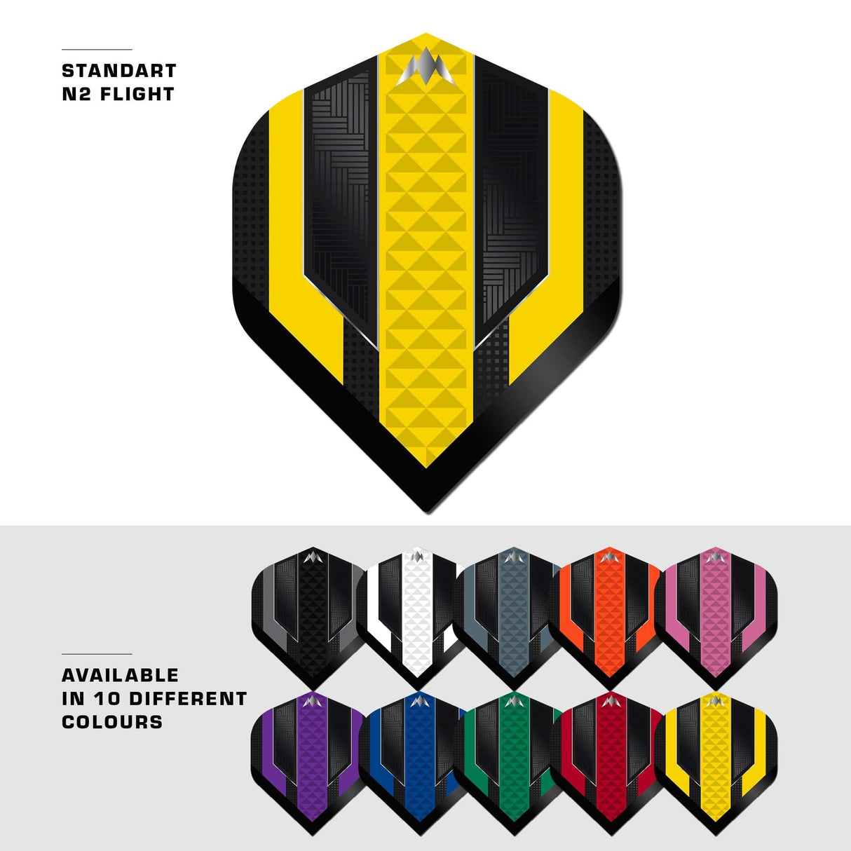 *Mission Temple Dart Flights - 100 Micron - No2