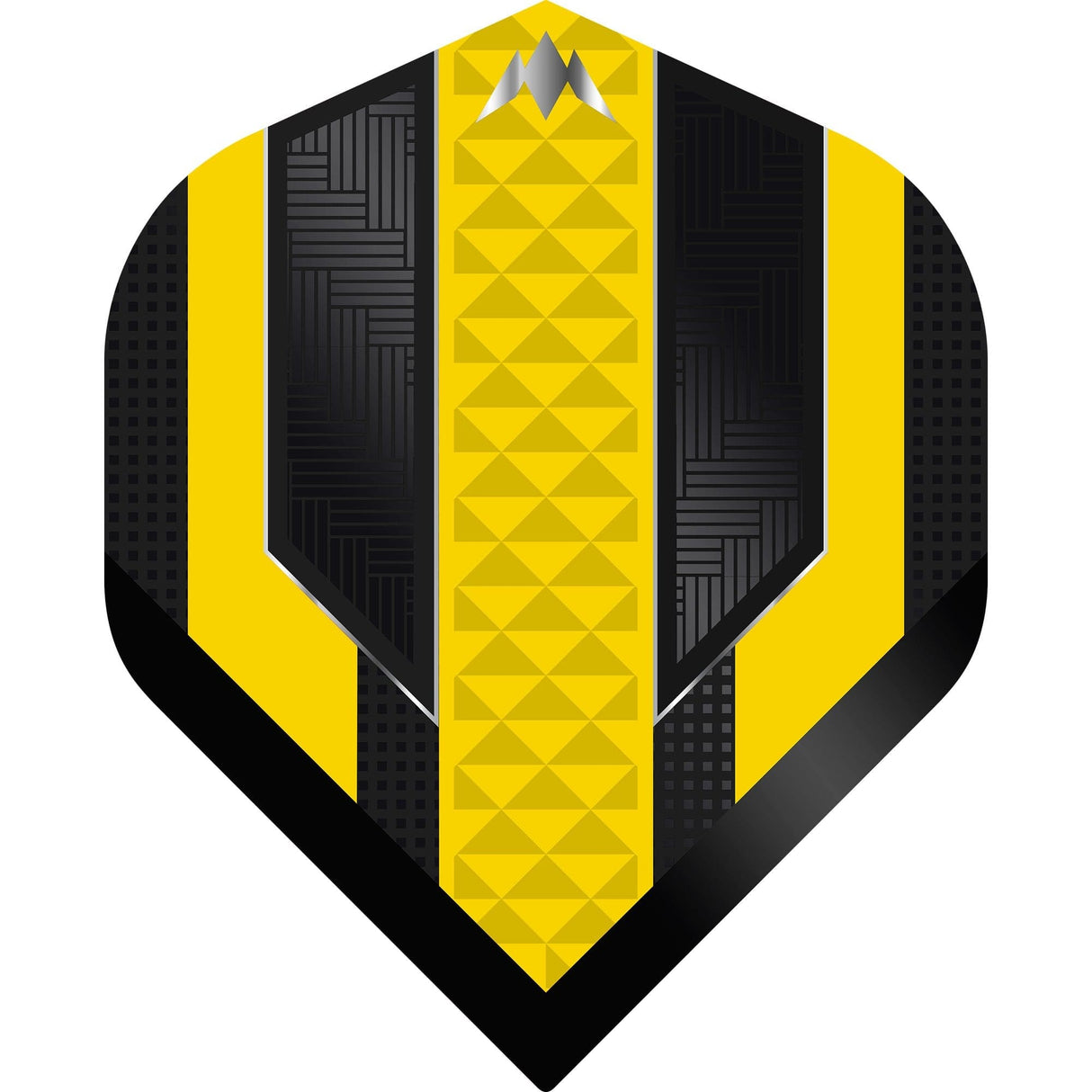*Mission Temple Dart Flights - 100 Micron - No2 Yellow