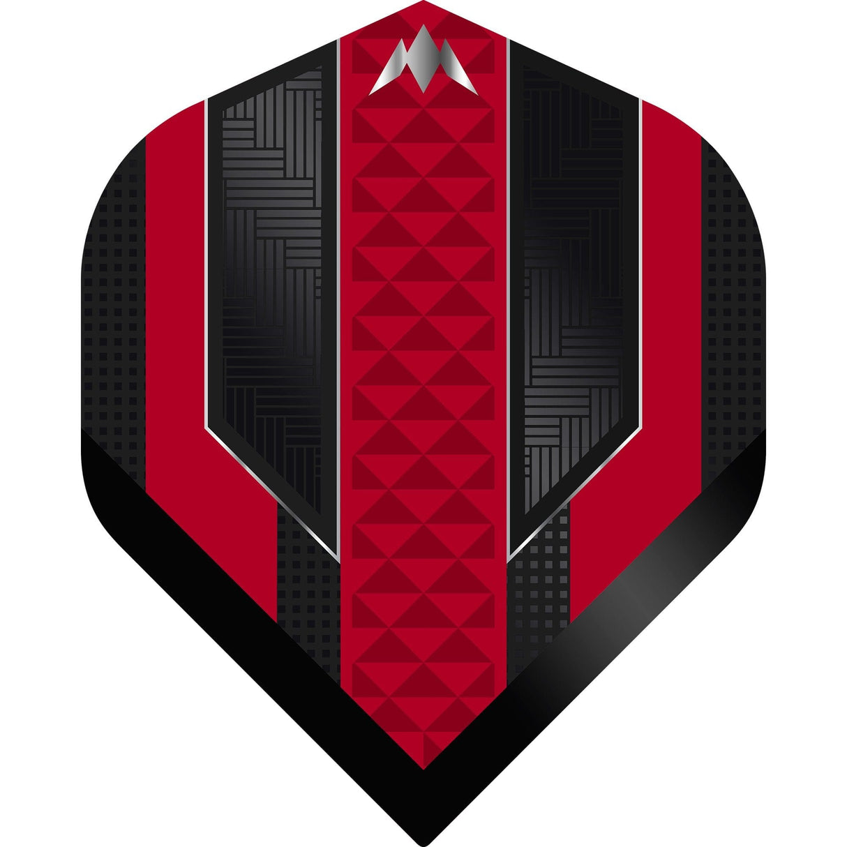 *Mission Temple Dart Flights - 100 Micron - No2 Red