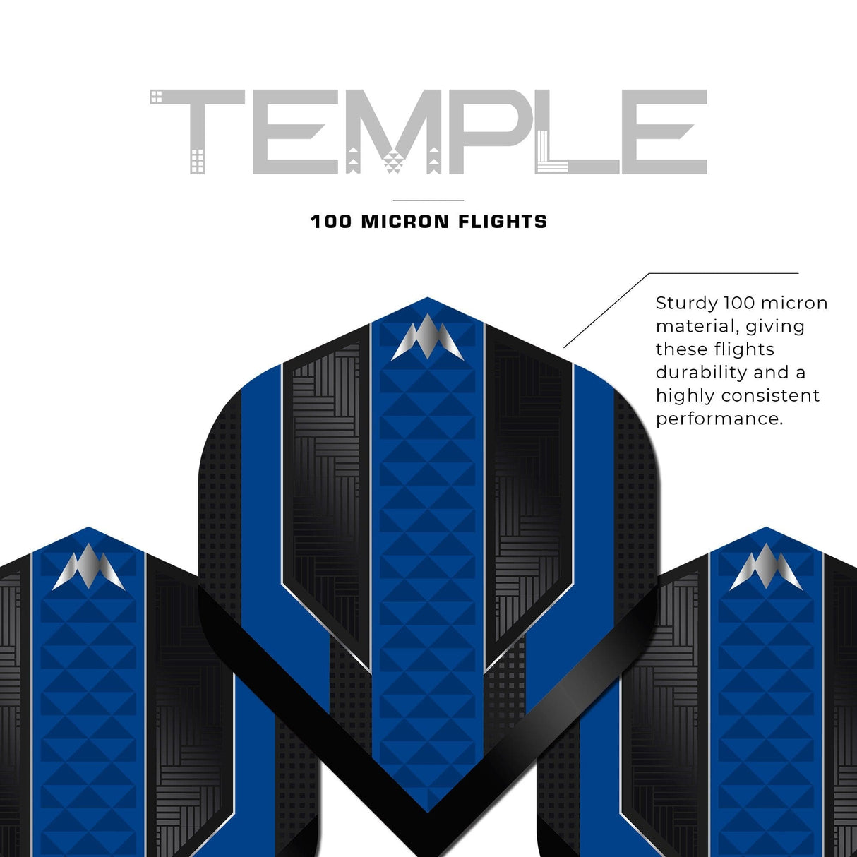 *Mission Temple Dart Flights - 100 Micron - No2