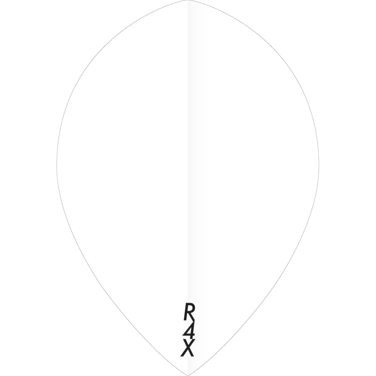 Ruthless R4X - Solid - Dart Flights - 100 Micron -  Pear White