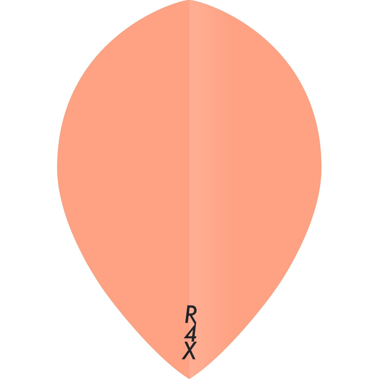 Ruthless R4X - Solid - Dart Flights - 100 Micron -  Pear Fluro Orange