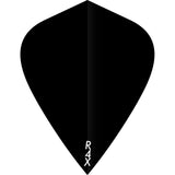 Ruthless R4X - Solid - Dart Flights - 100 Micron - Kite Black