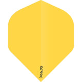 Ruthless R4X - Transparent - Dart Flights - 100 Micron - No2 - Std Yellow