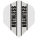 Ruthless - Clear Panel - Dart Flights - 100 Micron - No2 - Std White