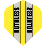 Ruthless - Clear Panel - Dart Flights - 100 Micron - No2 - Std Yellow