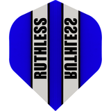 Ruthless - Clear Panel - Dart Flights - 100 Micron - No2 - Std Light Blue