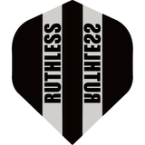 Ruthless - Clear Panel - Dart Flights - 100 Micron - No2 - Std Black