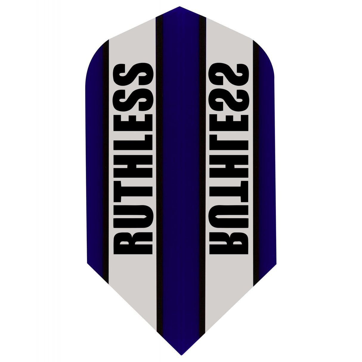 *Ruthless - Clear Panel - Dart Flights - 100 Micron - Slim Blue