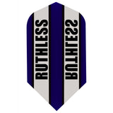 *Ruthless - Clear Panel - Dart Flights - 100 Micron - Slim Blue