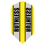 *Ruthless - Clear Panel - Dart Flights - 100 Micron - Slim Yellow