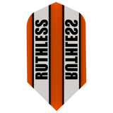 *Ruthless - Clear Panel - Dart Flights - 100 Micron - Slim Orange