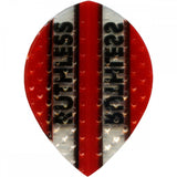 *Ruthless - Clear Panel Embossed - Dart Flights - 100 Micron - Pear