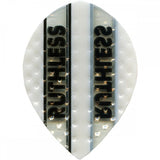 *Ruthless - Clear Panel Embossed - Dart Flights - 100 Micron - Pear