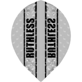 *Ruthless - Clear Panel Embossed - Dart Flights - 100 Micron - Pear
