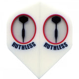 *Ruthless - Window Dart - Dart Flights - 100 Micron - No2 - Std White