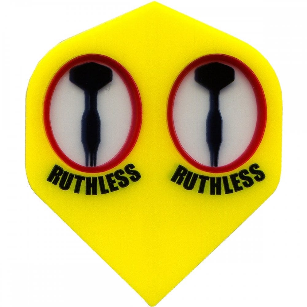 *Ruthless - Window Dart - Dart Flights - 100 Micron - No2 - Std Yellow