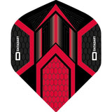 Datadart Dart Flights - Hex - No2 - Std - Black Black Red